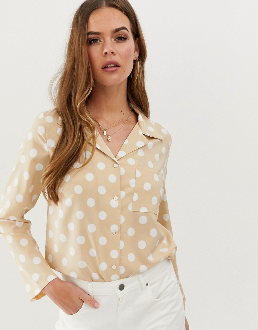 In The Style polka dot shirt