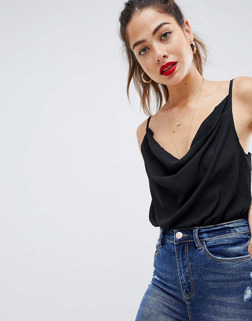 Missguided Cowl Neck Strappy Body