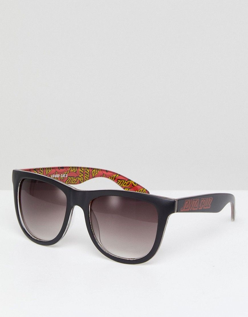 Santa Cruz Classic Dot Sunglasses In Black
