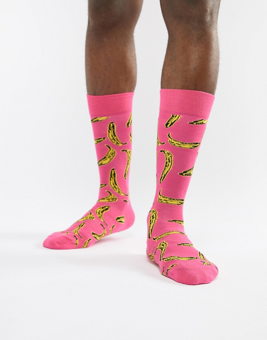 Happy Socks x Andy Warhol Socks - Pink