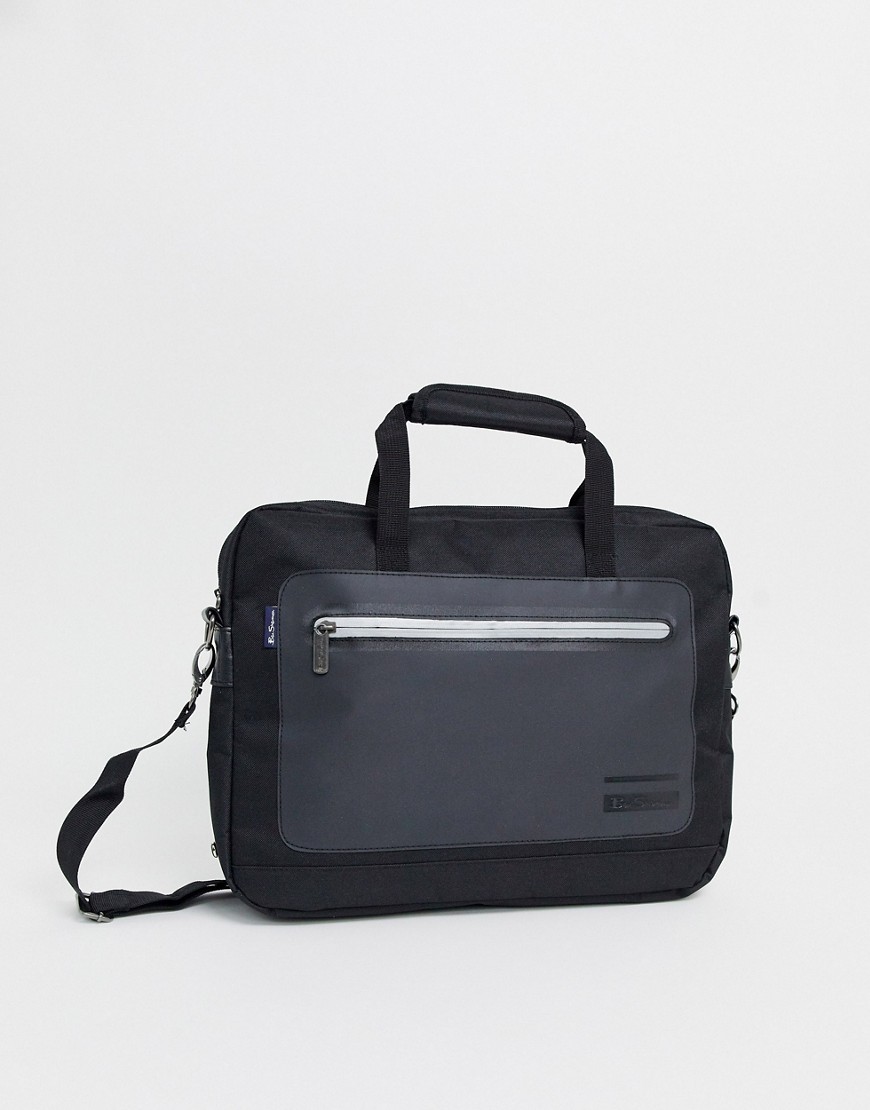 Ben Sherman laptop bag in black