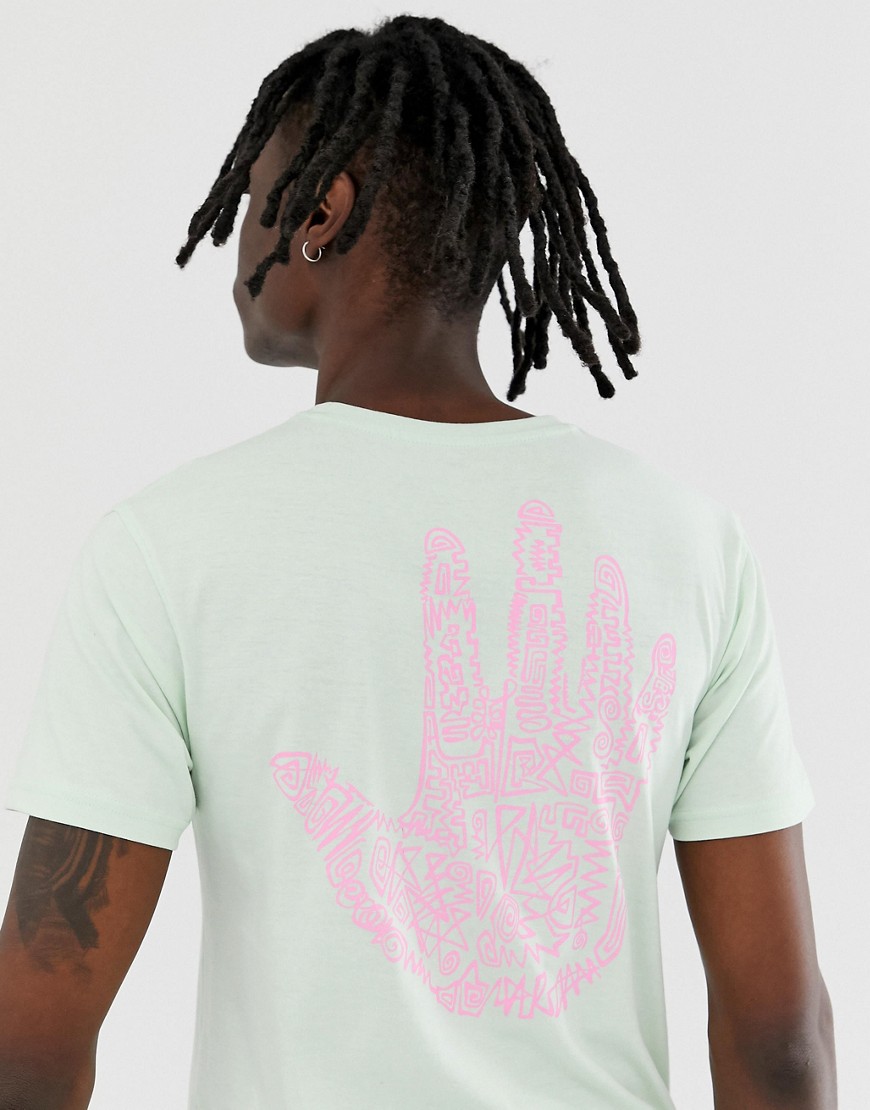 Body Glove Tribal Hand t-shirt in light blue