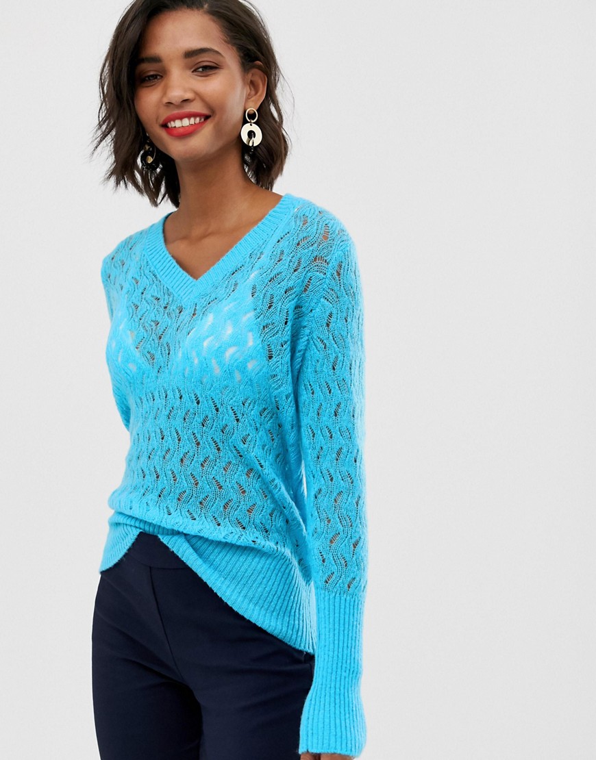 Y.A.S v neck knitted jumper