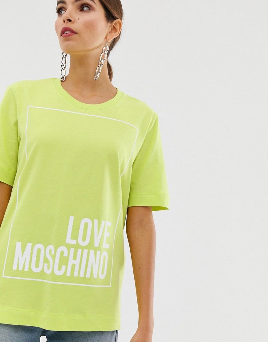 Love Moschino classic logo t-shirt