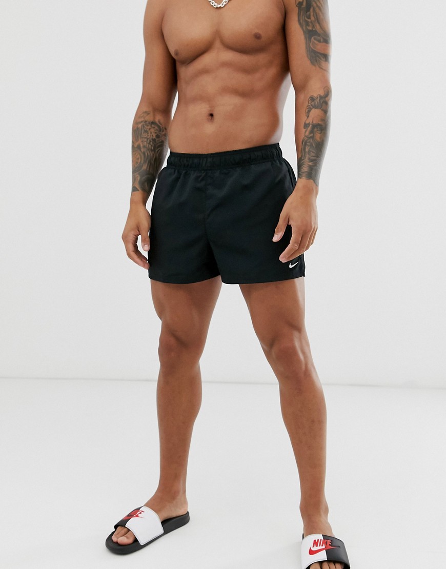 Nike Swim super short swim shorts in black