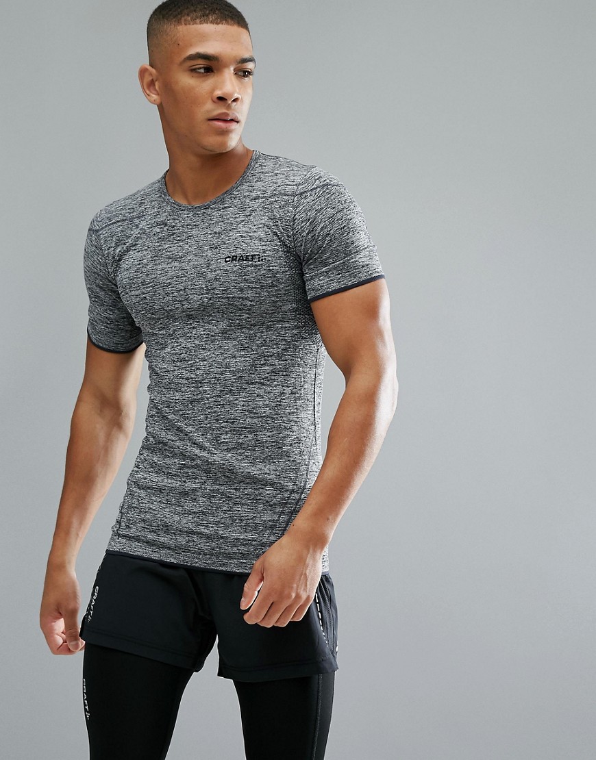 Craft Sportswear Active Comfort Running Knitted T-Shirt In Grey 1903792-9999 - Grey
