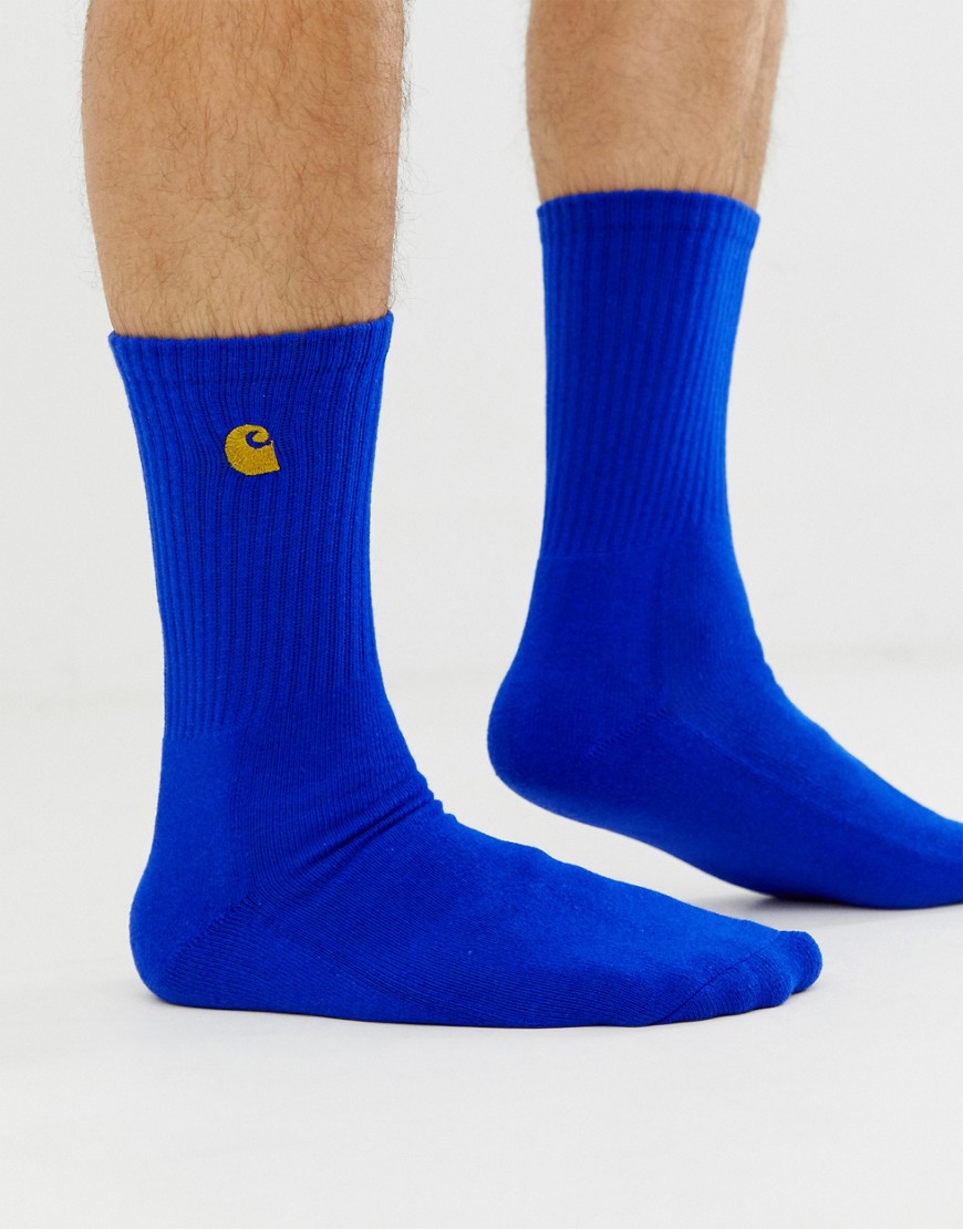 Carhartt WIP Chase socks in blue