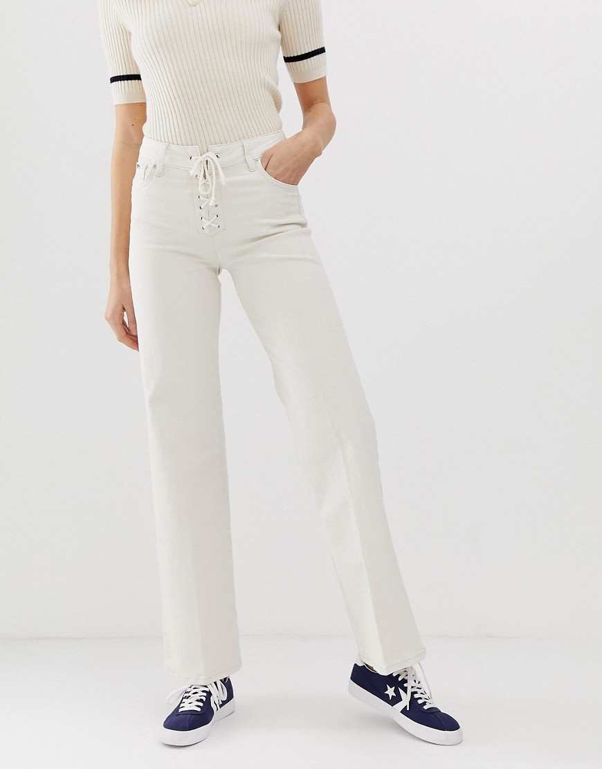 Pepe Jeans Strand lace up flared jeans