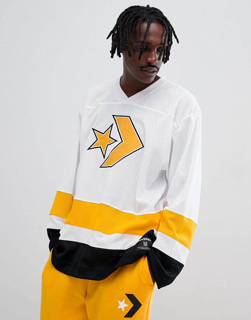 Converse Hockey Jersey In White 10007095-A01