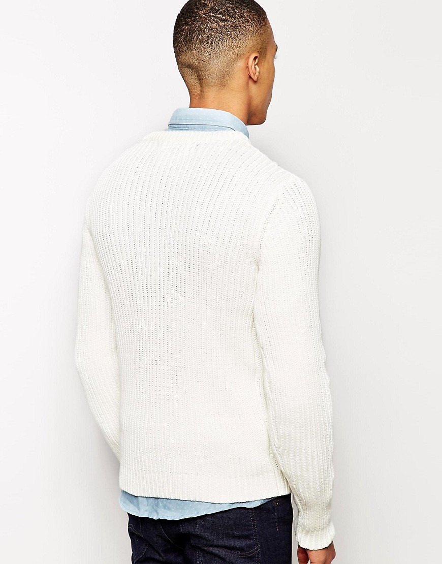 !Solid | Solid Tailored Cable Knit Jumper at ASOS