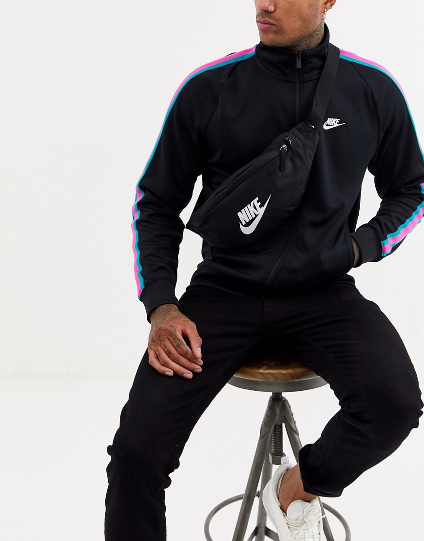 Nike logo bumbag in black