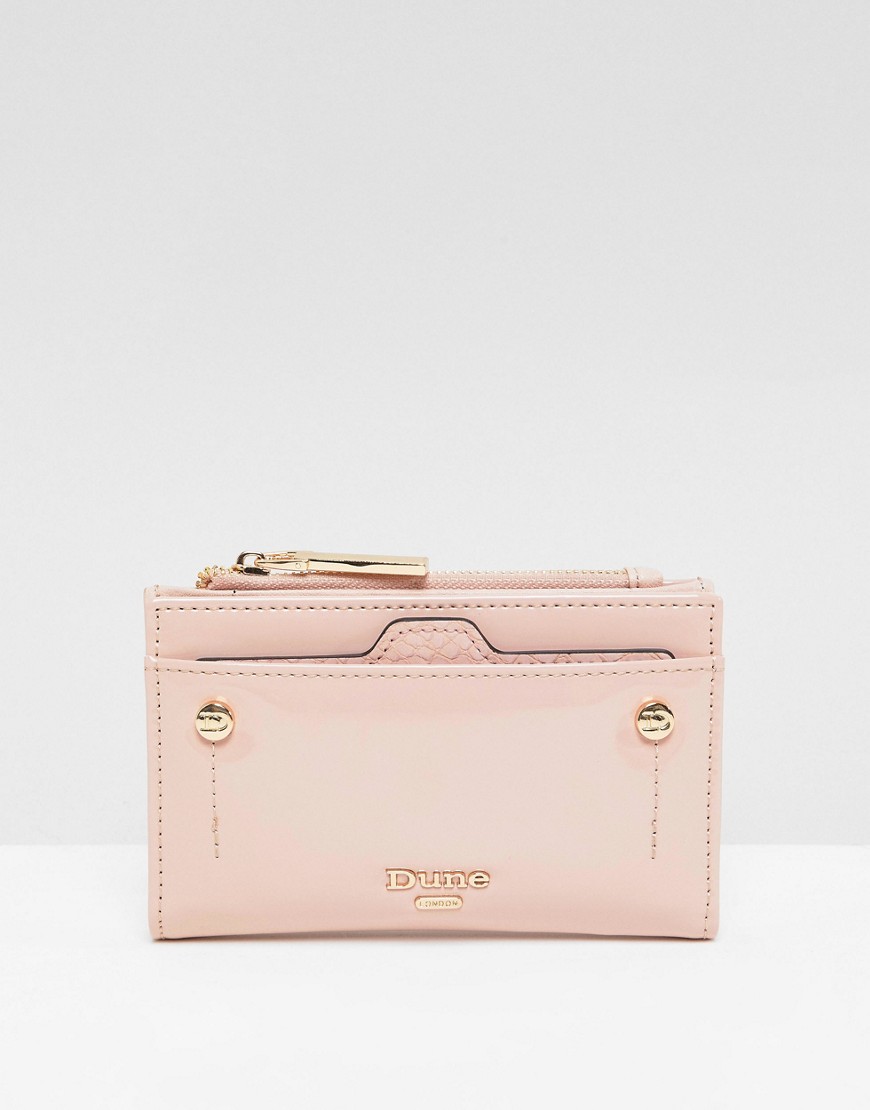 Dune Patent Purse With Removable Card Holder - Nude patent
