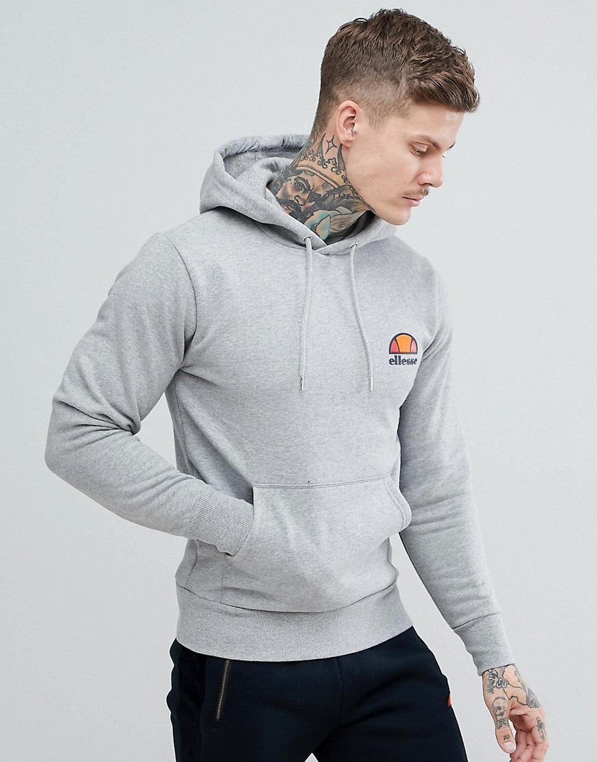 ellesse Toce hoodie with small logo in grey