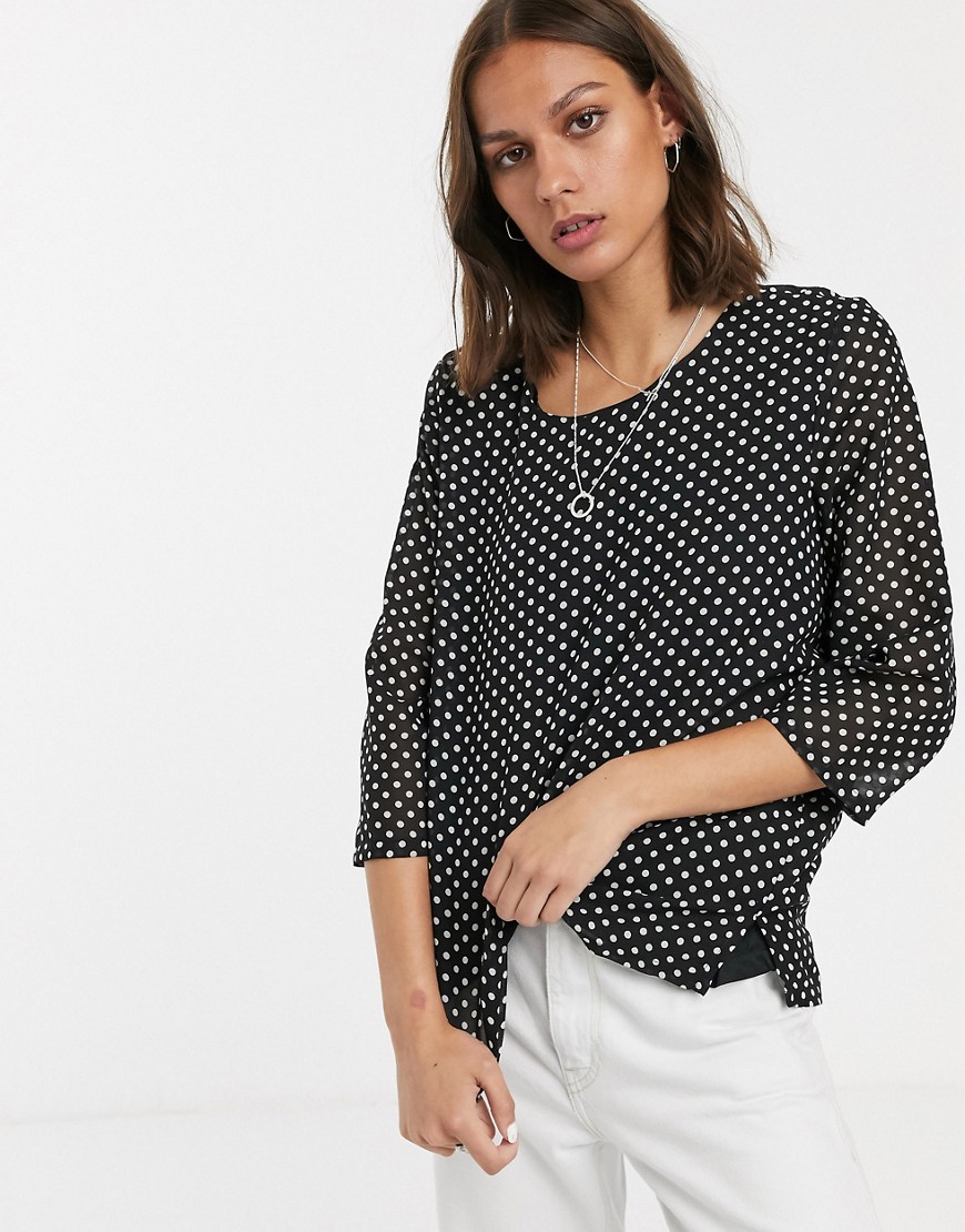 Only Paige polka dot blouse