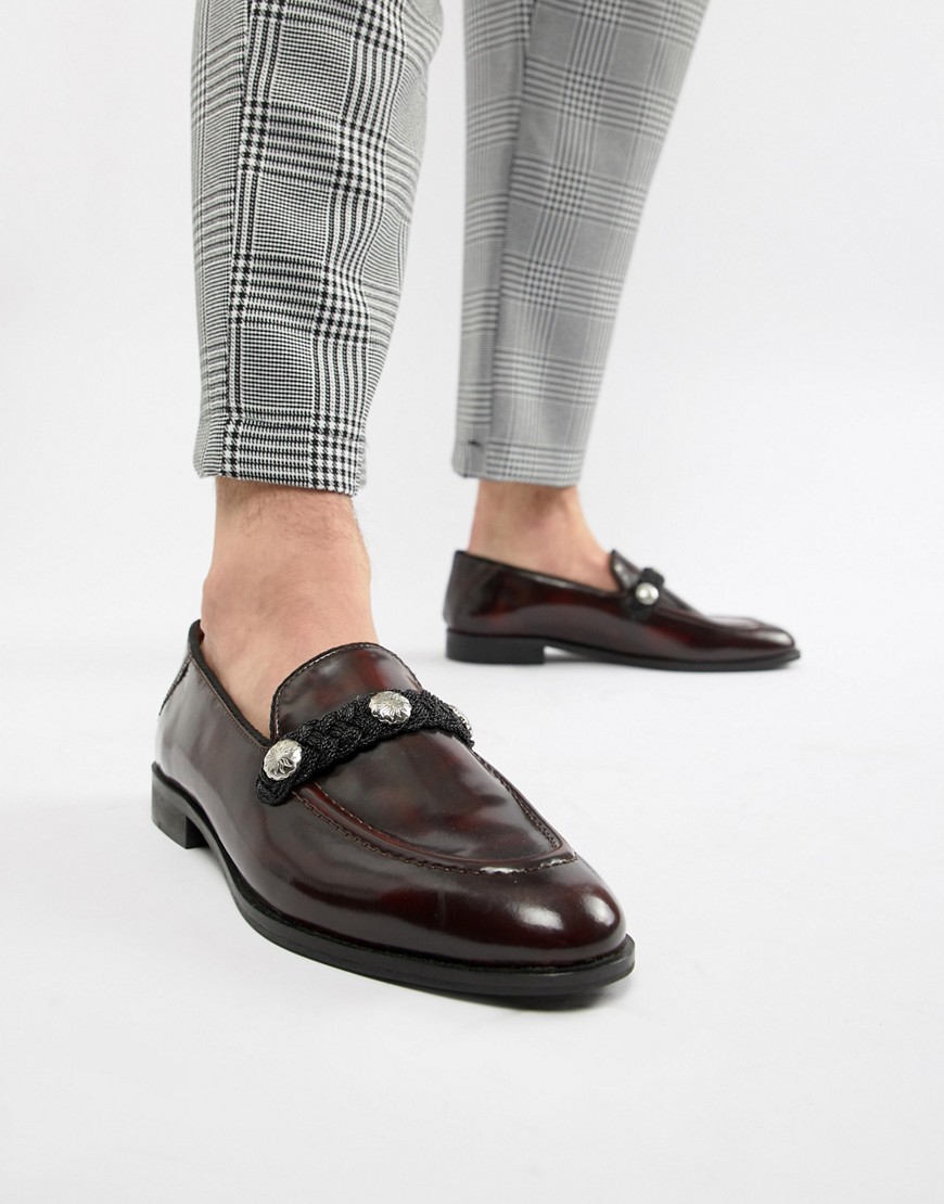 House Of Hounds Sparrow loafers in red weave