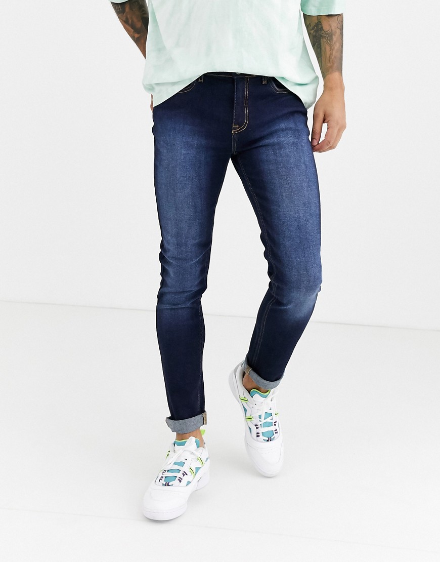 Another Influence skinny NOA jeans in indigo