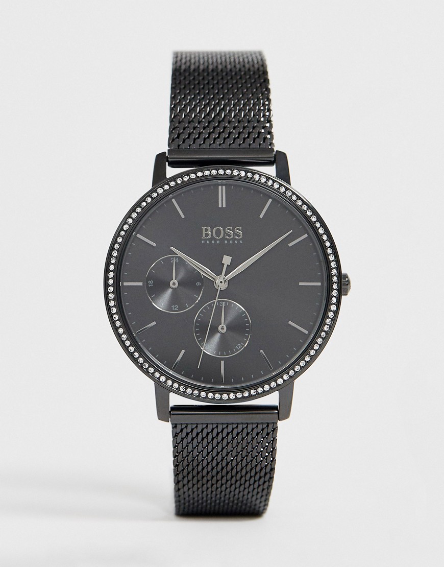 Hugo Boss 1502521 Infinity Mesh Watch-black
