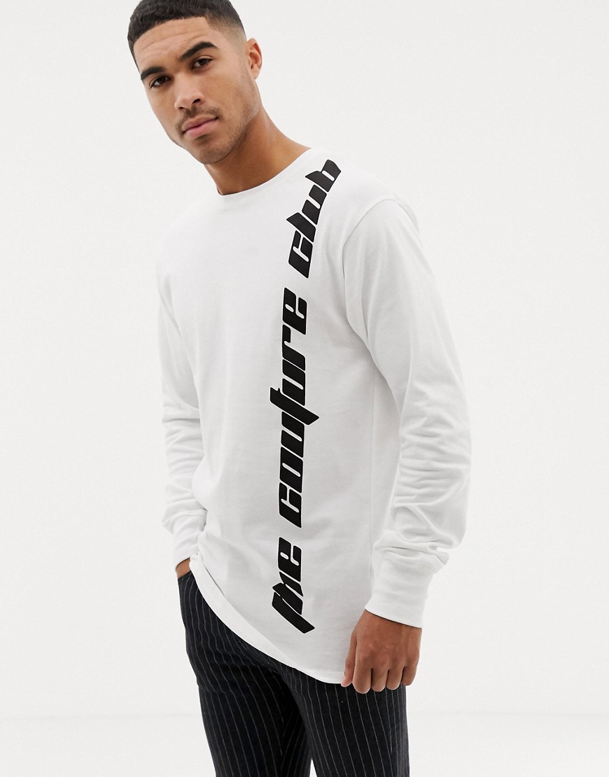 The Couture Club long sleeve t-shirt with side logo