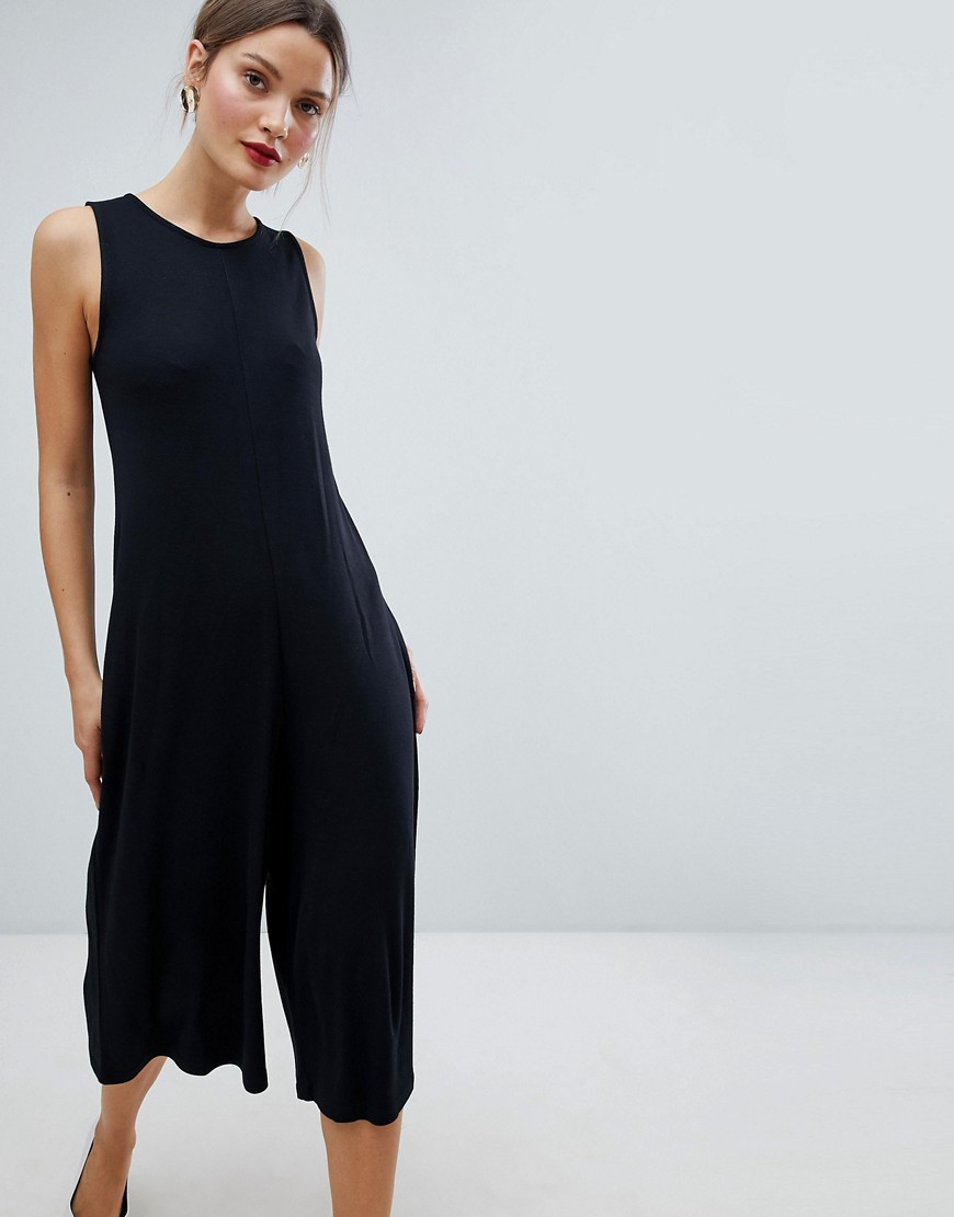 French Connection Sleeveless A-Line Culotte Jumpsuit