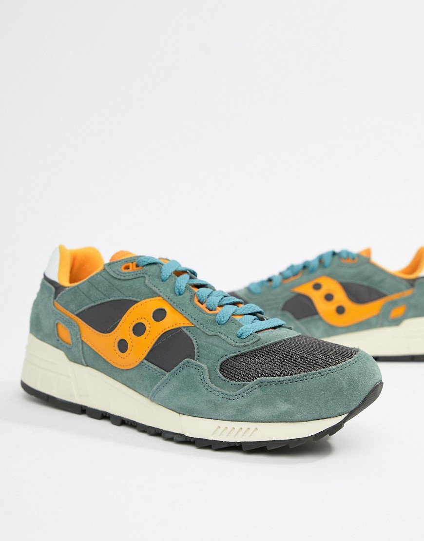 Saucony Shadow 5000 Trainers In Green S70404-9