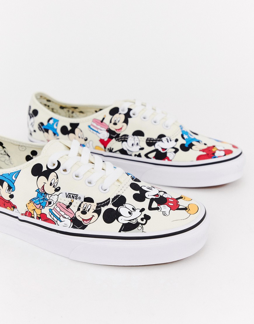 Vans x Mickey Mouse Authentic plimsolls in white VN0A38EMUJ21