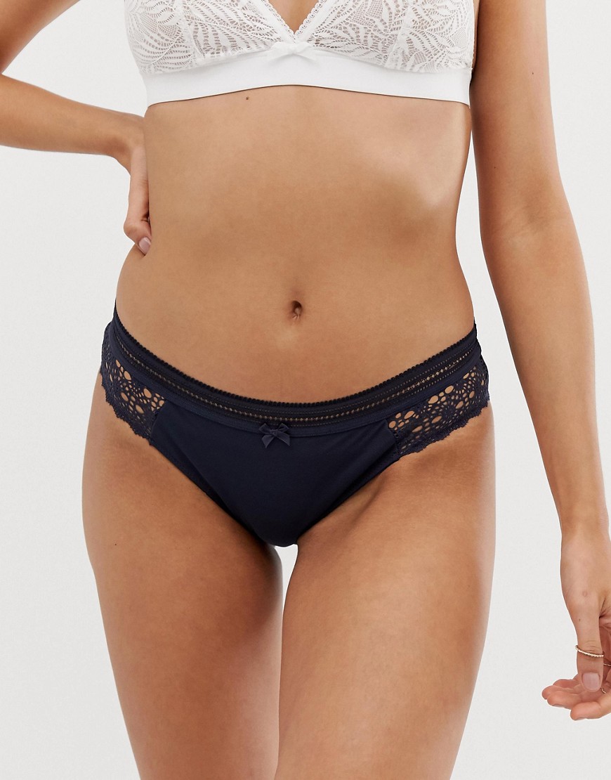 Variance eyelet lace brief