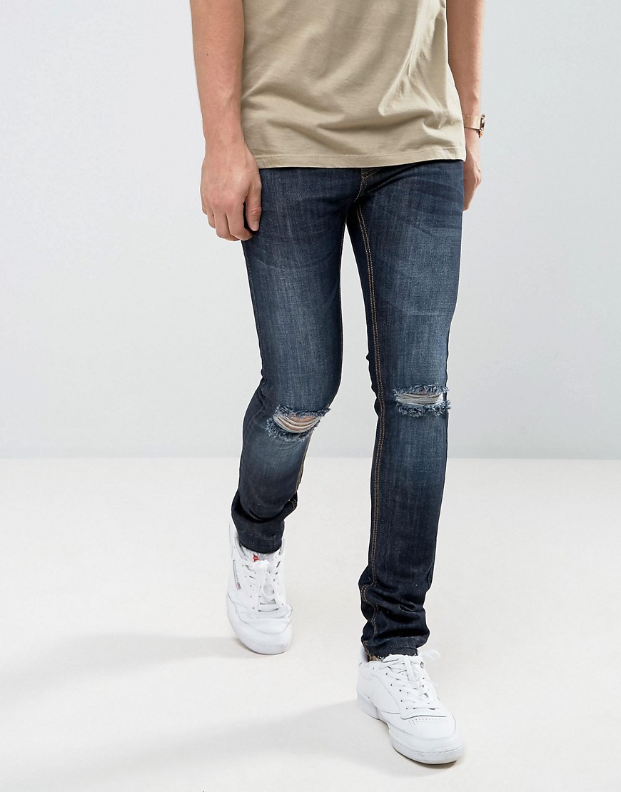 Loyalty and Faith Manchester Skinny Jean with Unrolled Hem in Indigo