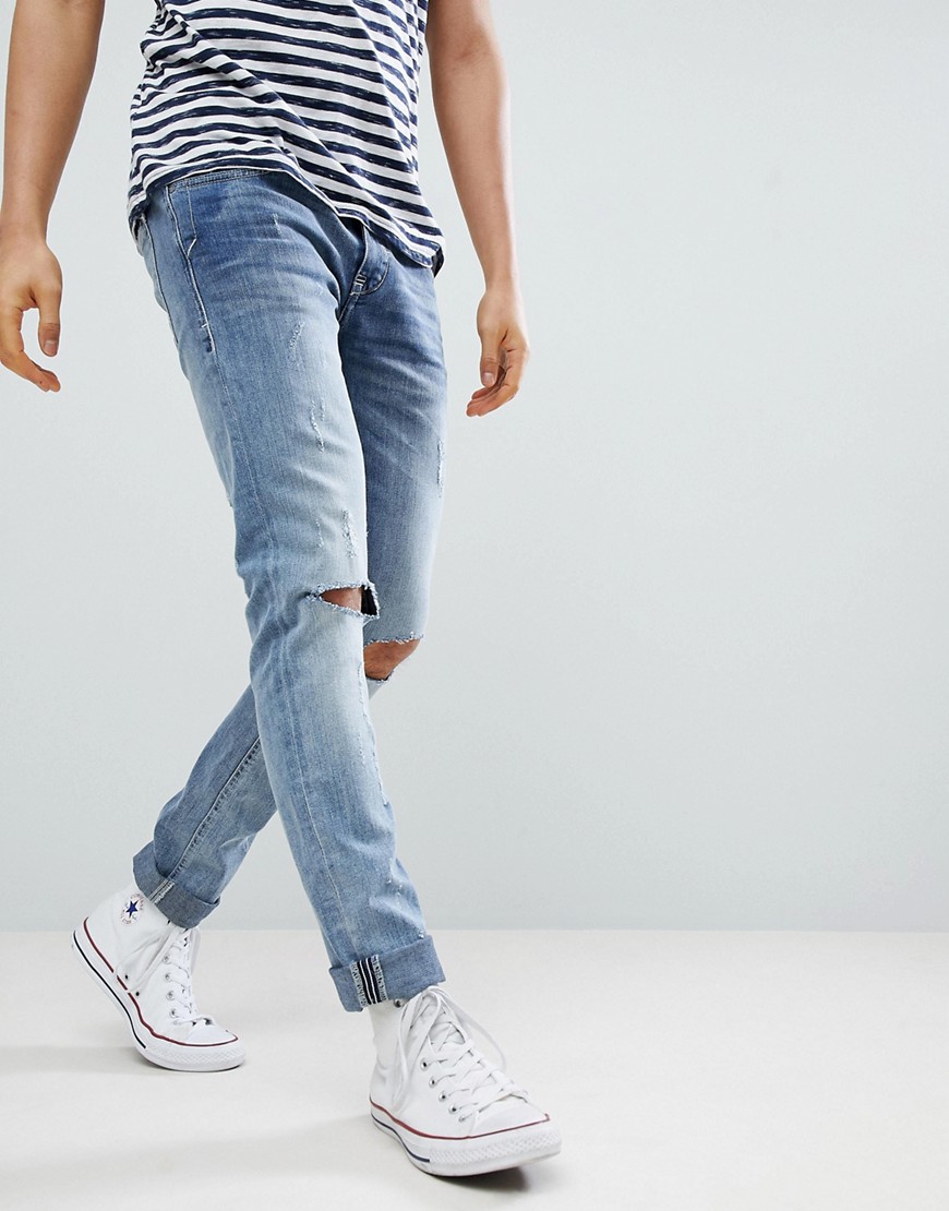 Blend cirrus distressed ripped skinny jeans