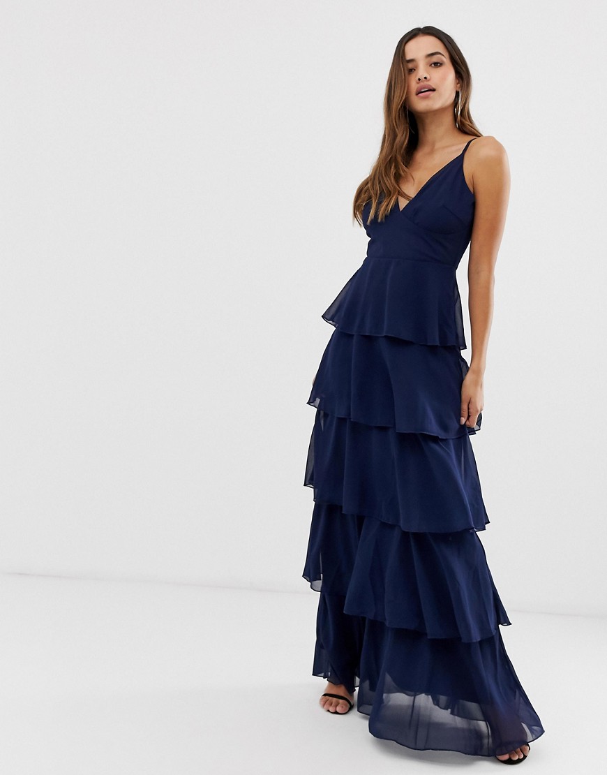 Forever Unique layered maxi dress
