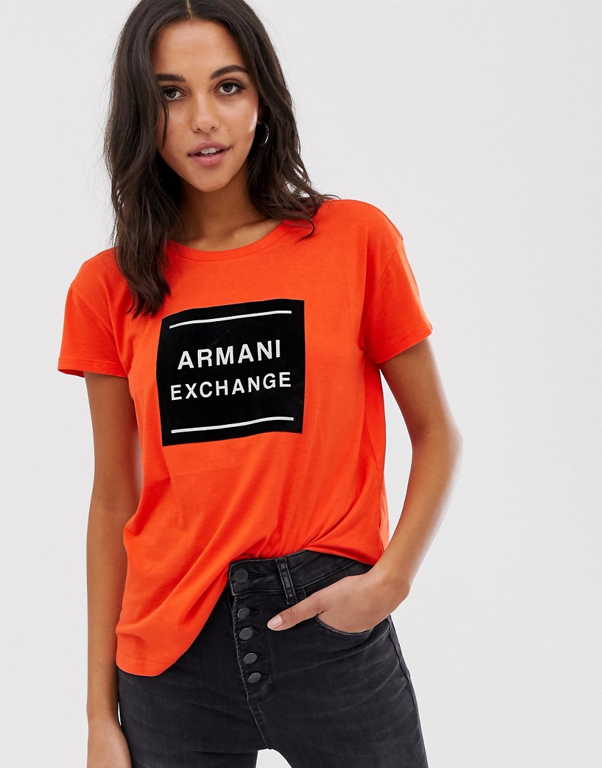 Armani Exchange t-shirt with box logo