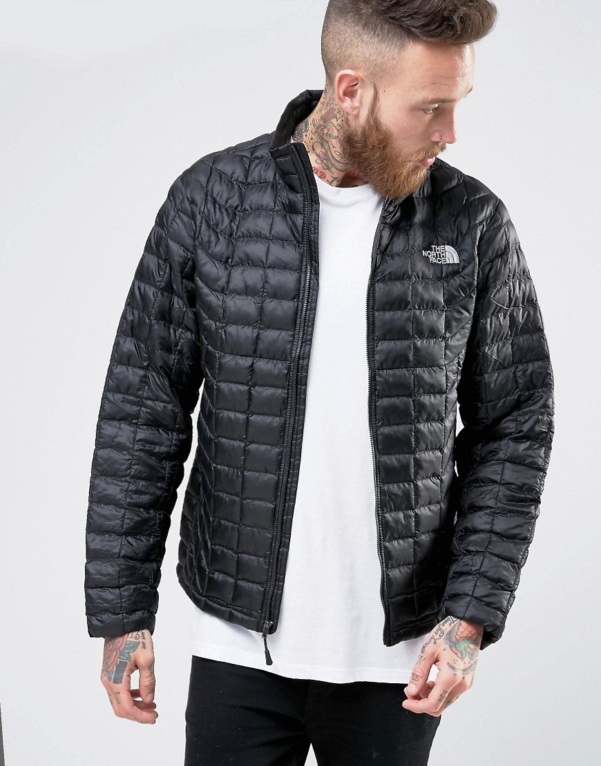 The North Face Thermoball Jacket In Black-blue