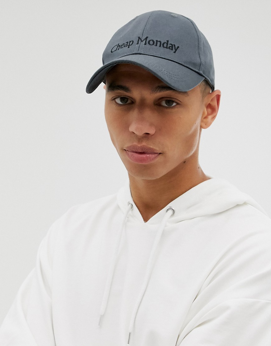 Cheap Monday baseball cap in grey