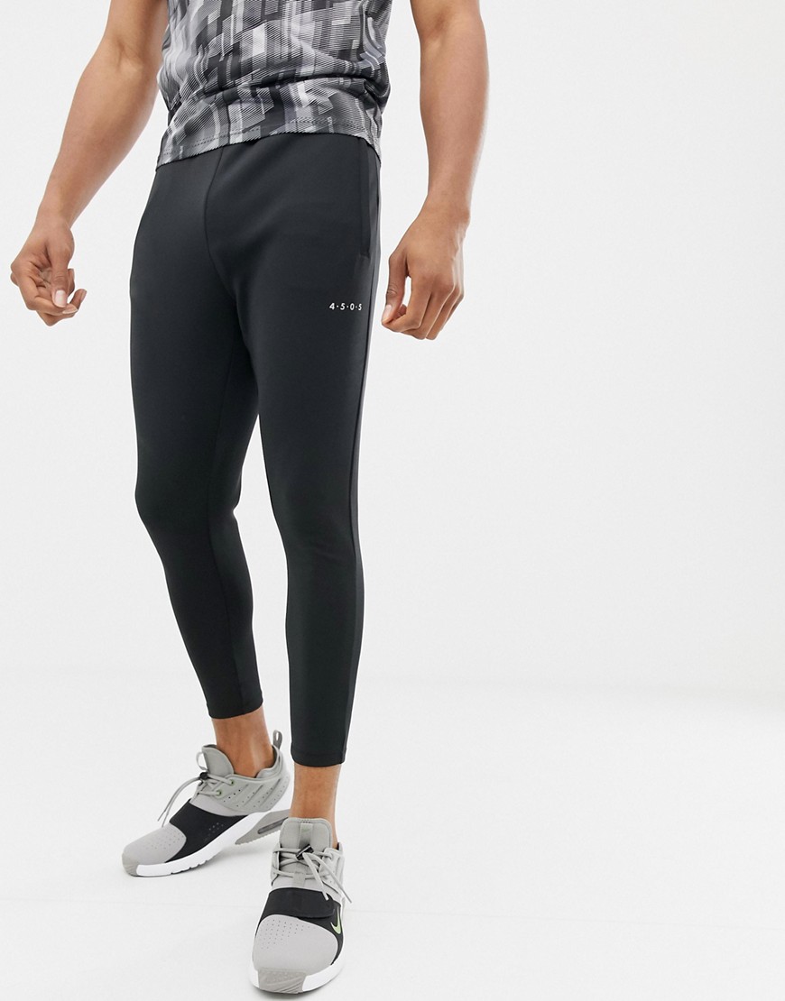 ASOS 4505 super skinny training joggers with quick dry in black
