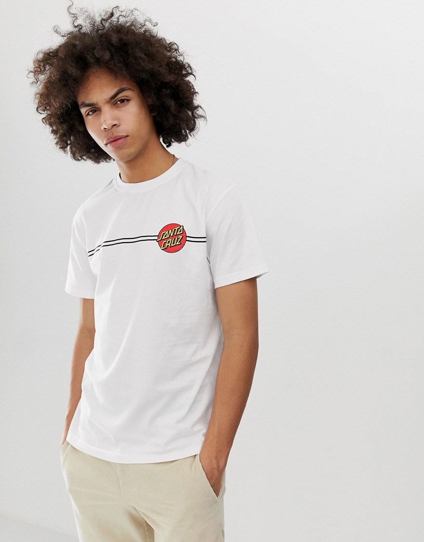 Santa Cruz OG Classic Dot t-shirt in white