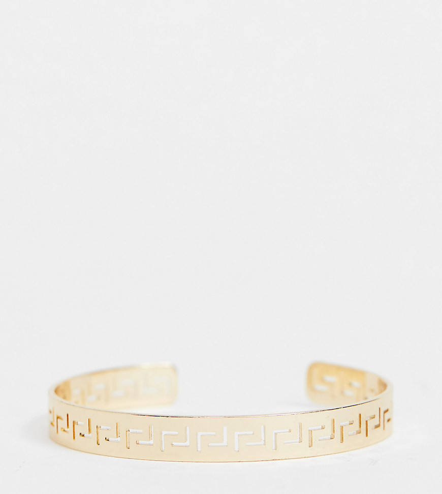 Liars & Lovers gold aztec cuff bangle
