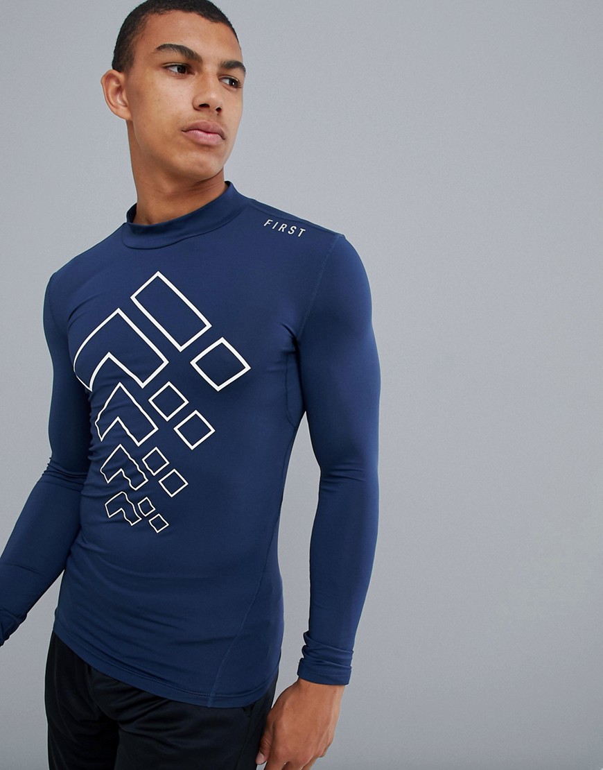 FIRST Baselayer Long Sleeve T-Shirt With High Neck
