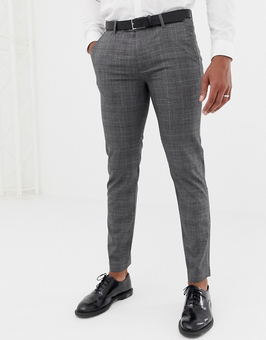 Ted Baker wool mix trousers with side taping in stretch