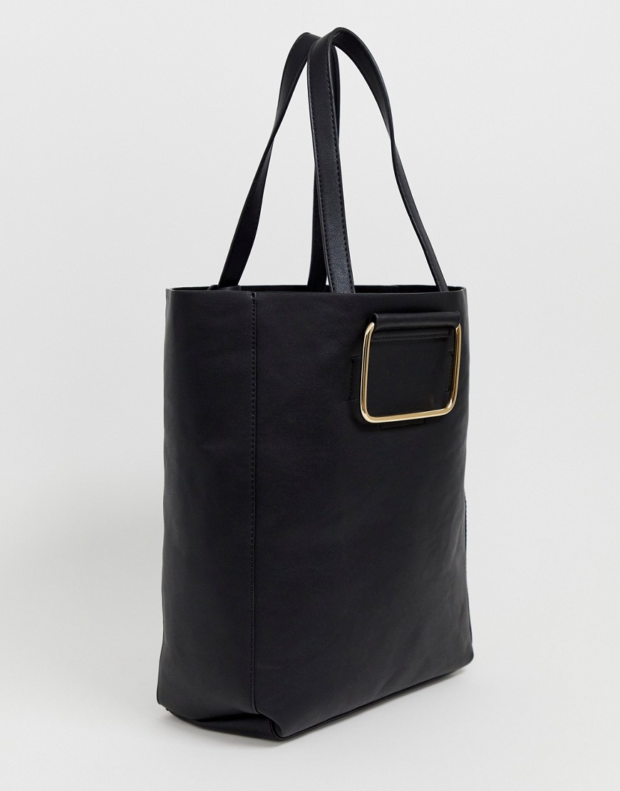 Glamorous shopper bag with pocket detail