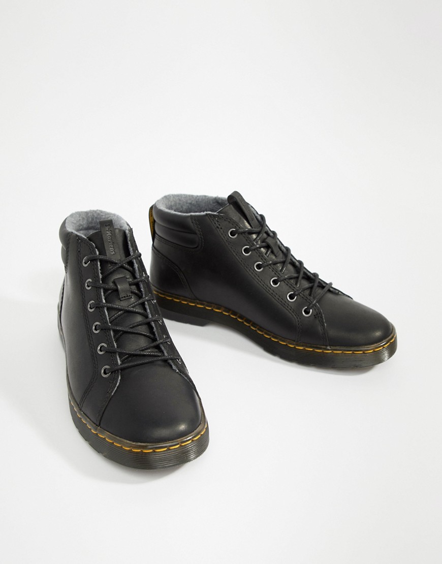 Dr Martens Plaza 6-eye boots in black