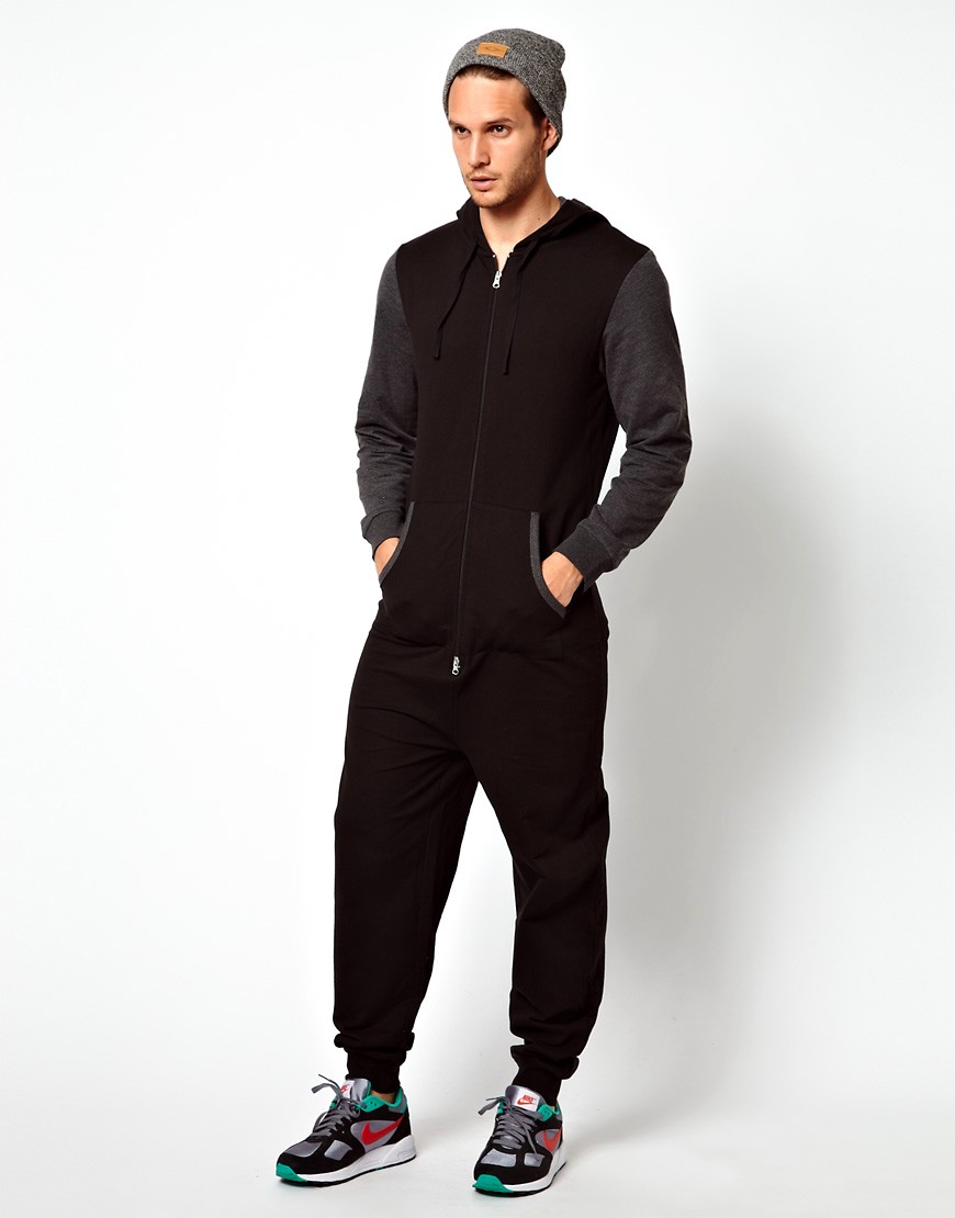 ASOS | ASOS Onesie With Contrast Sleeves at ASOS