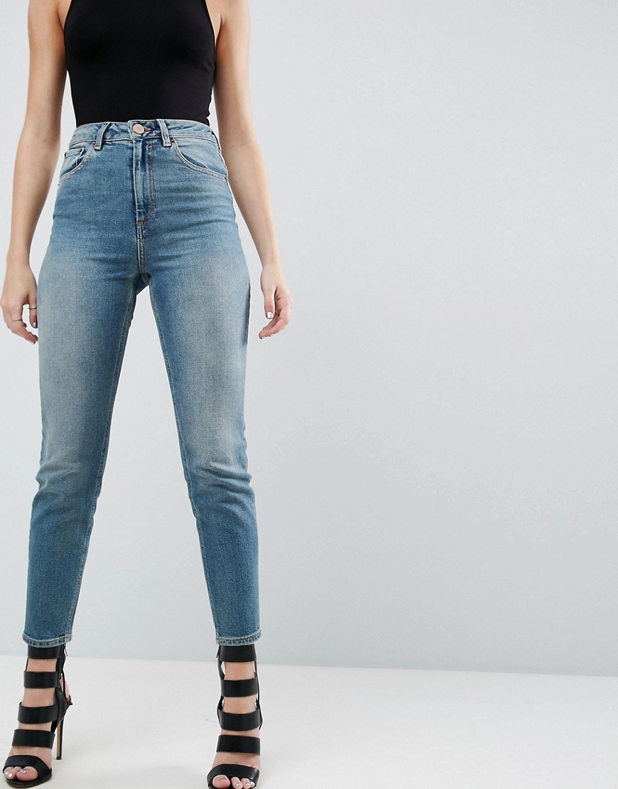 Узкие джинсы в винтажном стиле с завышенной талией ASOS DESIGN Farleig 