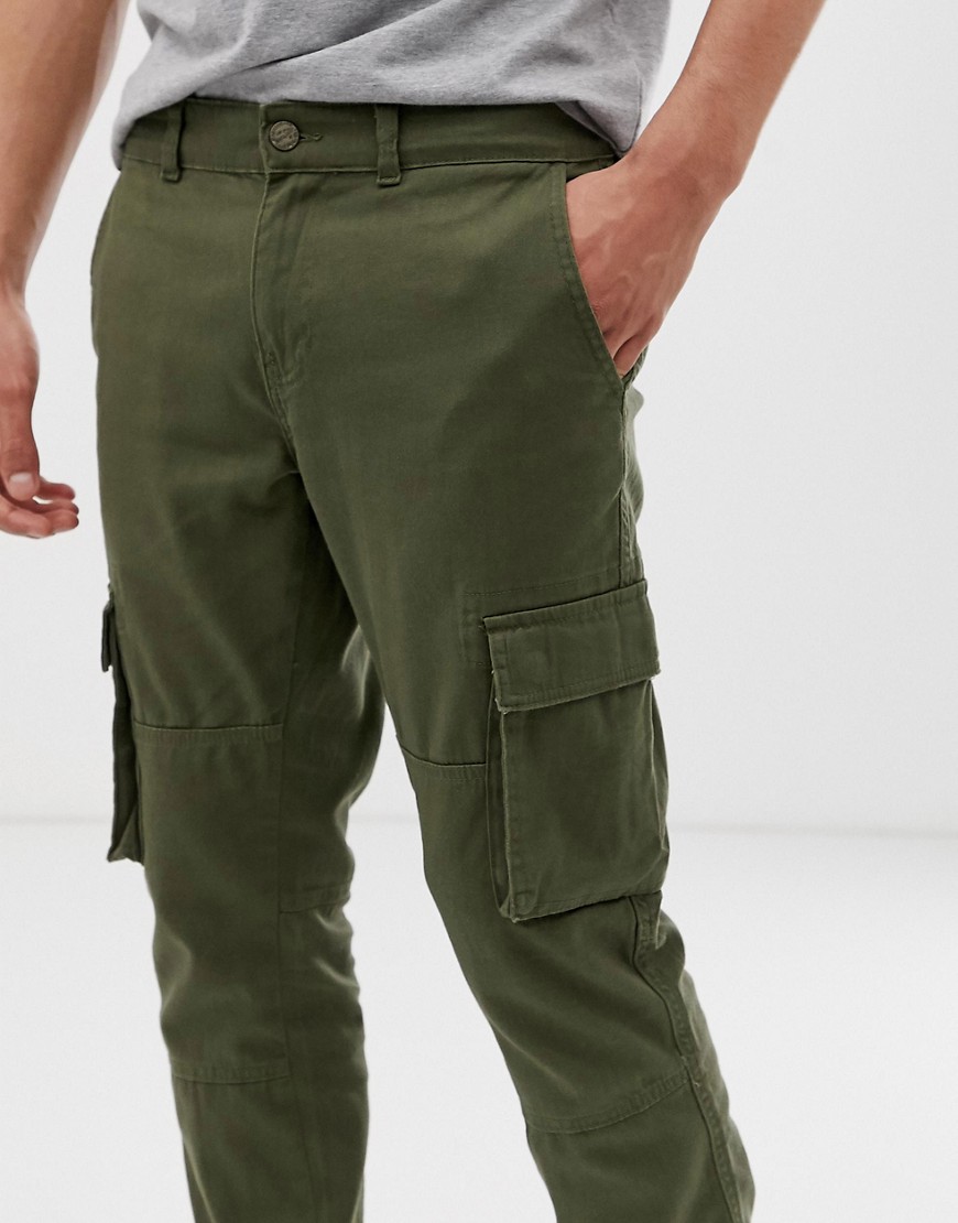 Only & Sons cuffed cargo trousers