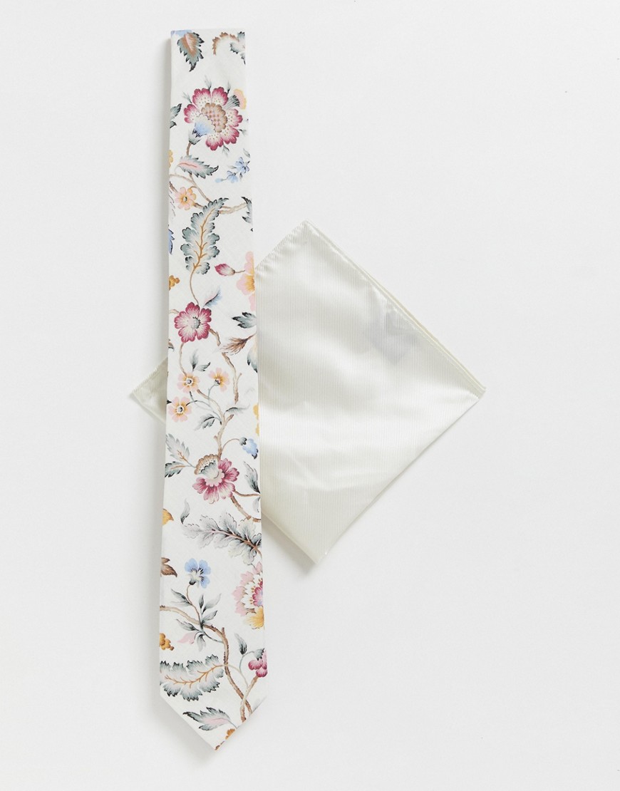Gianni Feraud liberty print tie and pocket square