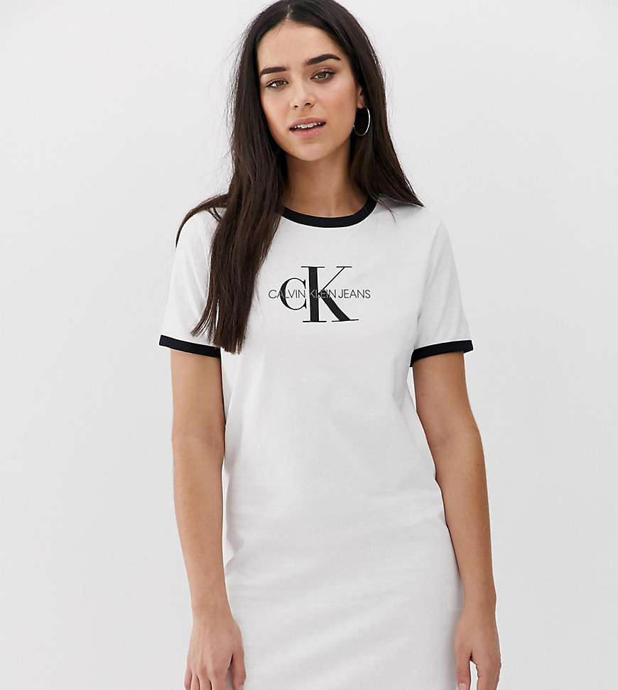 Calvin Klein Jeans block logo t shirt dress