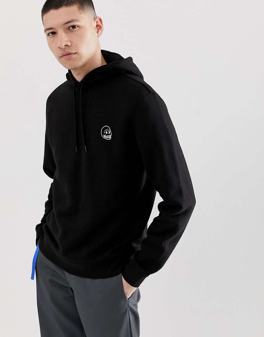 Cheap Monday hoodie with logo in black