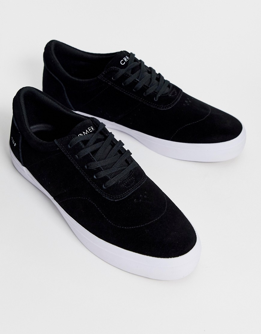 HUF Cromer 2 suede trainers in black