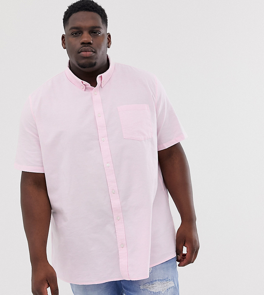Burton Menswear Big & Tall oxford shirt in pink