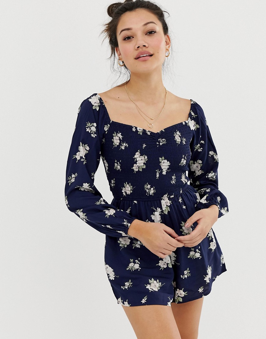 Hollister playsuit in floral