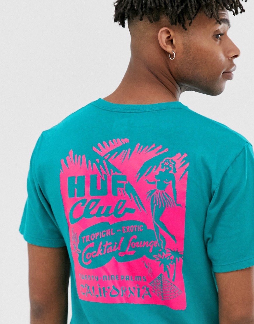 HUF Match Stick t-shirt in teal