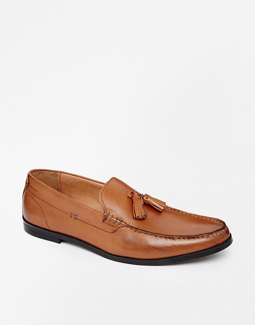Frank Wright Leather Tassel Loafers